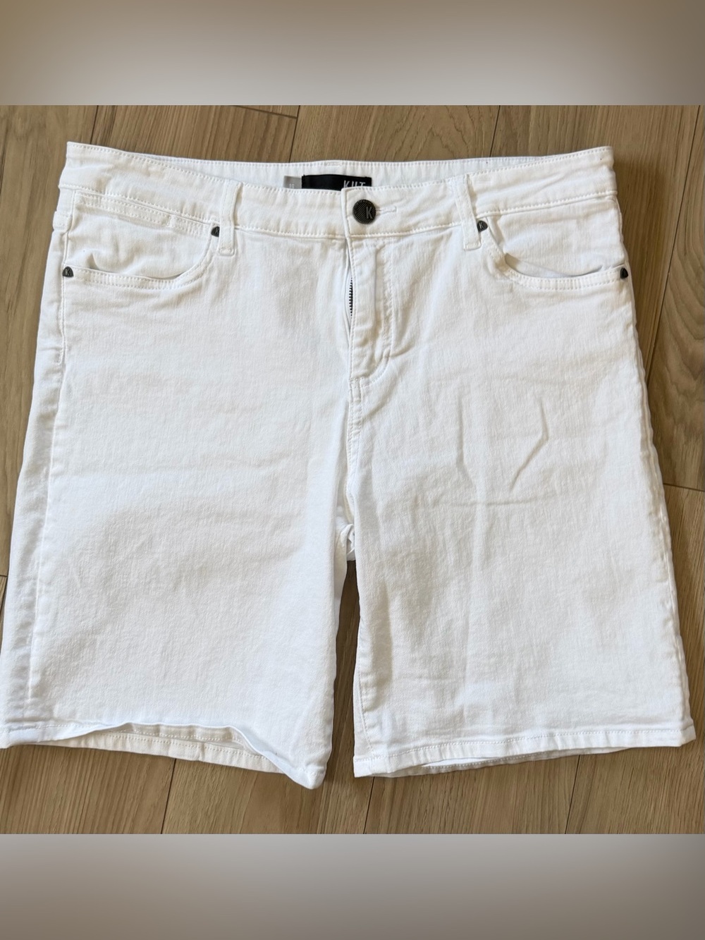 Kut From The Kloth Women's Catherine High Waist Boyfriend Shorts Size 16 NWOT